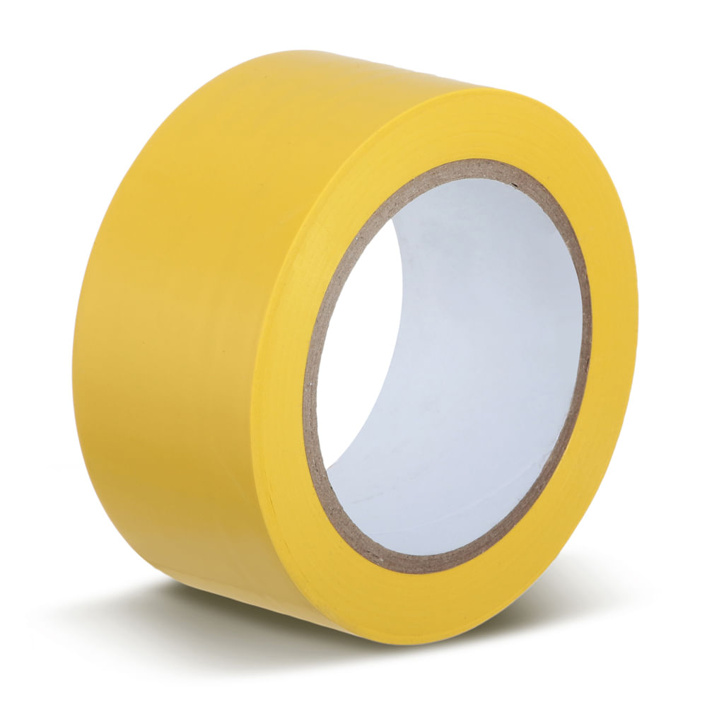 Fita Adesiva Demarcação De Solo Amarela Cód. 850i/S 50mm X 30m isinaliza